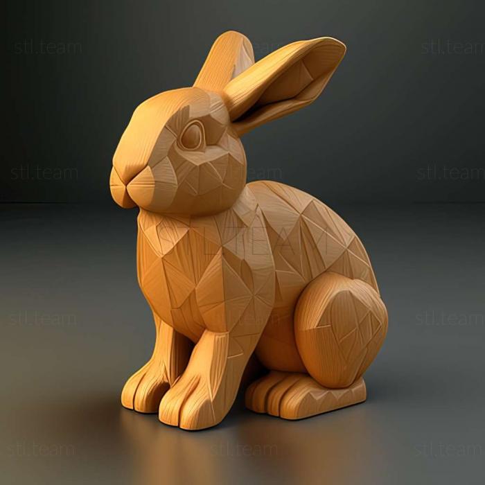 3D модель Кролик 3д модель (STL)